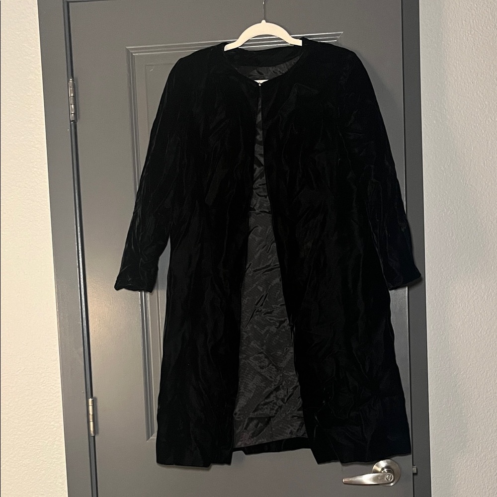 Elegant Black Long Coat